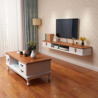 尋木匠实木壁挂式电视柜北欧卧室现代简约简易小户型窄悬挂墙上迷你吊柜