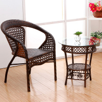 尋木匠藤椅户外桌椅酒吧桌椅休闲桌椅藤编桌椅酒吧椅子单老人家具套件