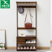 尋木匠衣帽架落地多功能挂衣架换鞋凳鞋柜美式厅柜卧室客厅玄关