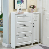 尋木匠翻斗24cm防尘鞋柜家用口经济型大容量玄关柜多功能带衣帽架鞋橱