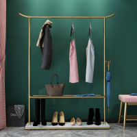 尋木匠落地衣帽架卧室北欧ins网红家用简约现代口鞋柜一体挂衣服