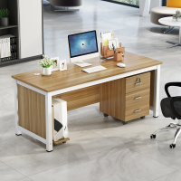 尋木匠简约经理职员办公桌现代单人办公室电脑桌简易家用写字桌子椅组合