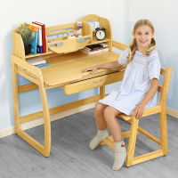 尋木匠学习桌实木书桌桌椅套装可升降写字桌小家用