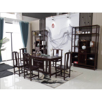 尋木匠实木茶桌椅组合茶具套装桌子一体禅意家用茶室新中式功夫喝茶几台