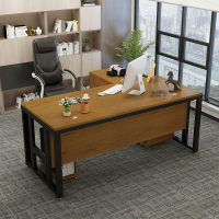 尋木匠办公桌老板经理桌主管桌椅组合时尚单人简约现代加厚总裁办大班台