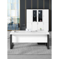 尋木匠厦办公家具1.5/1.6/2米经理主管老板桌简约现代单人办公桌