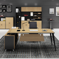 尋木匠 办公家具经理桌老板桌职员单人办公桌办工桌大班台主管桌