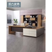 尋木匠办公桌老板桌总裁桌简约现代大班桌主管经理桌办公家具办工桌单人