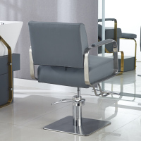 尋木匠理发店椅子发廊专用理发椅美发店椅子升降欧式复古洗头床实木椅子