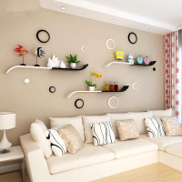 尋木匠墙上一字板置物架餐厅客厅卧室电视背景墙装饰架墙面壁挂壁柜隔板
