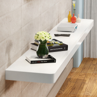 尋木匠墙上置物架客厅电视影视背景墙机顶盒壁挂装饰电视柜烤漆一字隔板