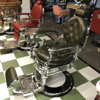 尋木匠复古男士油头美发店椅子发廊专用剪发可放倒椅刮胡理发店椅子