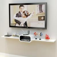 尋木匠电视机顶盒置物架客厅简约壁柜墙上置物架壁挂卧室创意装饰架隔板