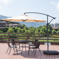 尋木匠户外休闲桌椅组合露台桌椅三件套庭院遮阳伞藤椅茶几组合阳台桌椅