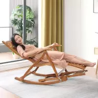 尋木匠竹摇摇椅沙发躺椅午休阳台家用大人懒人北欧休闲藤编老人逍遥椅子