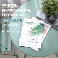 尋木匠北欧阳台小桌椅三件套休闲折叠户外庭院铁艺露台桌现代阳台小茶几