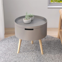 尋木匠角几客厅迷你简约小圆桌床头柜北欧茶几边几沙发圆形小桌子