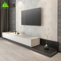 尋木匠电视柜现代简约茶几组合北欧中小户型可伸缩黑胡桃色客厅电视机柜