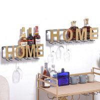 尋木匠酒杯架悬挂倒挂家用餐厅墙上酒柜酒架 现代创意红酒架置物架壁挂