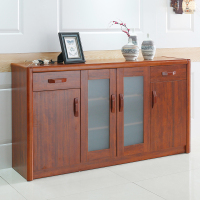 尋木匠实木餐边柜现代简约柜子储物柜酒柜多功能碗柜茶水柜厨房橱柜收纳