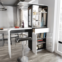 尋木匠北欧客厅现代简约酒柜屏风隔断鞋柜双面玄关柜厅装饰吧台间厅柜