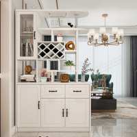 尋木匠进双面玄关柜酒柜隔断柜现代简约间厅柜客厅鞋柜屏风餐厅装饰柜