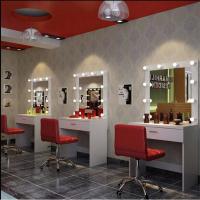 尋木匠工作室影楼化妆台带灯培训学校店铺用院学校彩妆婚纱店梳妆台