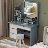 尋木匠板式梳妆台小型收纳柜一体卧室现代简约化妆台网红少女ins化妆桌