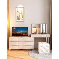 尋木匠梳妆台卧室小户型化妆桌现代简约经济型烤漆迷你化妆台电视柜组合