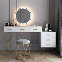 尋木匠梳妆台卧室现代简约网红化妆台小抖音女北欧ins收纳柜一体化妆桌