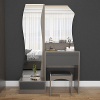 尋木匠卧室现代简约穿衣镜梳妆台小户型收纳柜一体多功能化妆桌试衣长镜