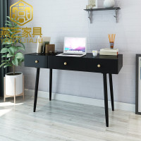 尋木匠北欧实木书桌简约ins卧室电脑桌抽屉桌梳妆台现代家用办公学习桌