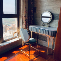 尋木匠北欧ins风网红桌子轻奢风梳妆台60化妆桌化妆台80卧室现代简约cm