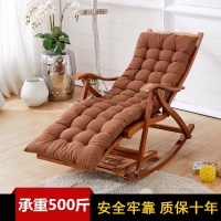 尋木匠竹躺椅摇摇椅大人家用折叠靠背午休老人阳台休闲懒人沙发靠椅椅子