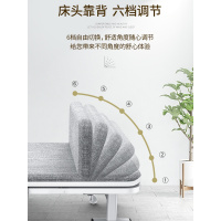 尋木匠折叠床单人办公室午休床家用简易床四折海绵木板午睡床躺椅