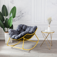 尋木匠北欧阳台摇椅成人家用午睡椅客厅室内简约休闲懒人躺椅摇椅逍遥椅