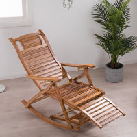尋木匠折叠躺椅折叠午休成年人竹摇椅家用午睡椅凉椅老人休闲逍遥椅实木