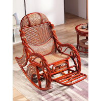 尋木匠真藤摇椅躺椅大人家用摇摇椅阳台午休老人逍遥椅藤椅成人午睡椅子