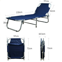 尋木匠折叠床单人床午睡家用简易午休床成人便携多功能行军床办公室躺椅