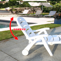 尋木匠户外游泳池躺椅床阳台午休午睡椅室外庭院折叠躺休闲沙滩躺椅