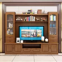 尋木匠整体实木电视背景柜电视墙组合柜影视柜客厅现代简约多功能小户型