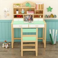尋木匠实木学习桌家用写字台简约桌椅套装男孩女孩书桌组合课桌