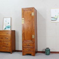 尋木匠香樟木衣柜单50cm小户型窄单人独柜子收纳储物橱原实木家具