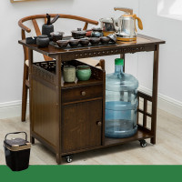 尋木匠移动茶桌茶盘茶具烧水壶一体家用小茶台实木茶车阳台泡茶功夫茶几