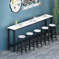 尋木匠靠墙吧台桌家用窄条桌酒吧桌高脚桌吧台桌椅组合长条桌靠墙窄桌子