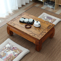 尋木匠飘窗桌子小茶几榻榻米小桌子矮桌老榆木茶桌炕桌家用实木地桌炕几