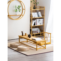 尋木匠日式榻榻米小桌椅飘窗小茶几竹藤茶桌椅组合炕几禅意矮桌简约茶台