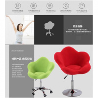 尋木匠升降电脑椅子时尚布艺家用办公椅凳子简约可爱懒人沙发休闲梅花椅