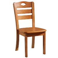 尋木匠实木餐椅简约现代中式饭店酒店餐厅家用原木靠背凳白色实木椅子