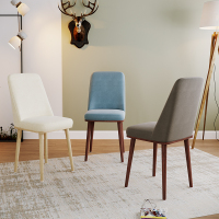 尋木匠餐桌椅子时尚现代简约休闲网红凳子靠背餐厅创意北欧餐椅成人家用